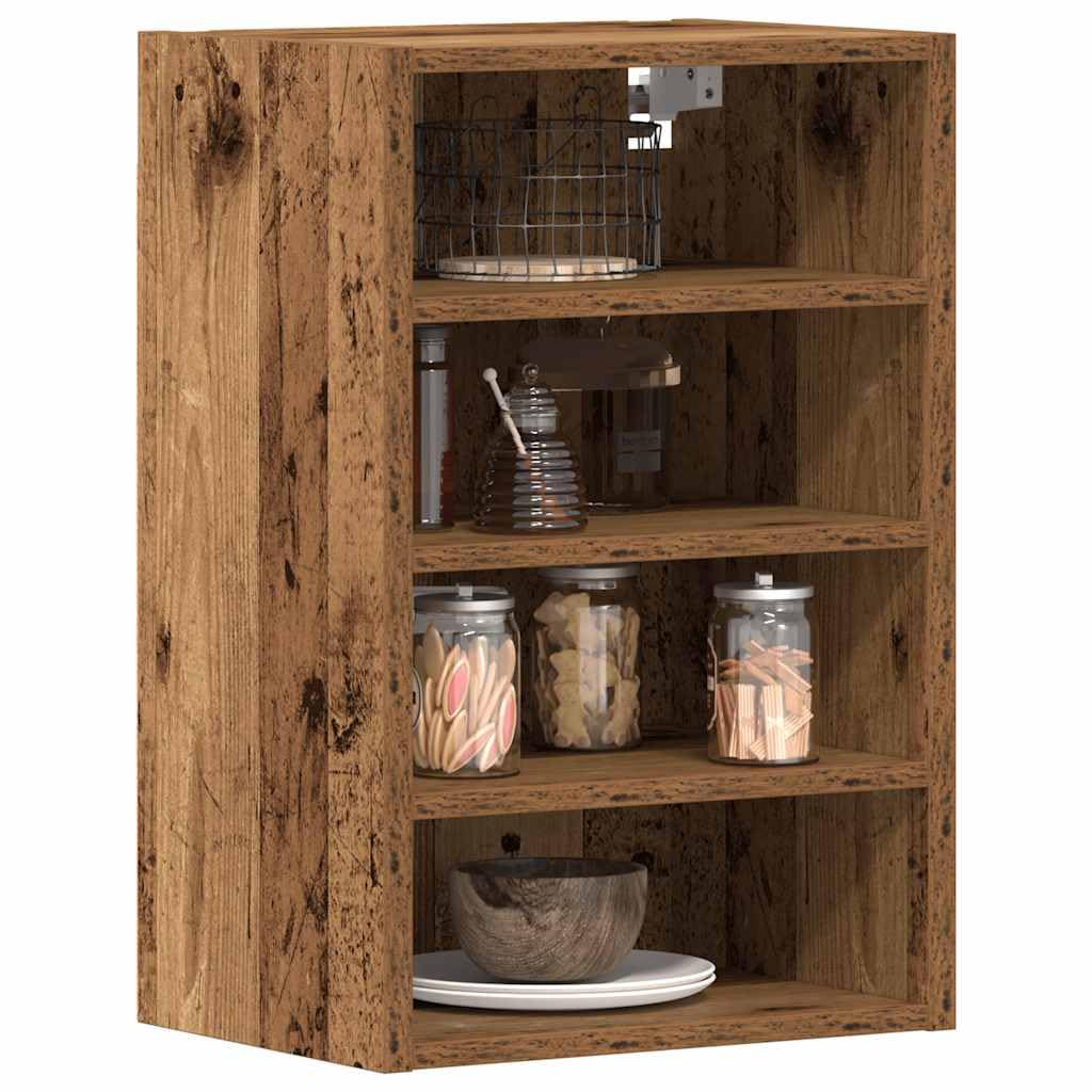 vidaXL Armario Colgante Riga de Madera Vieja, 40 x 29,5 x 60 cm, Madera de ingeniería