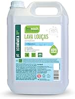 Biowash Lava Louças Sensitive 5L Hipoalergênico Sem Fragrância Concentrado