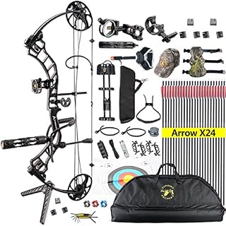TOPOINT Trigon Compound Bow Full Package,CNC Milling Riser,USA Gordon Composites Limb,BCY String,19"-30" Draw