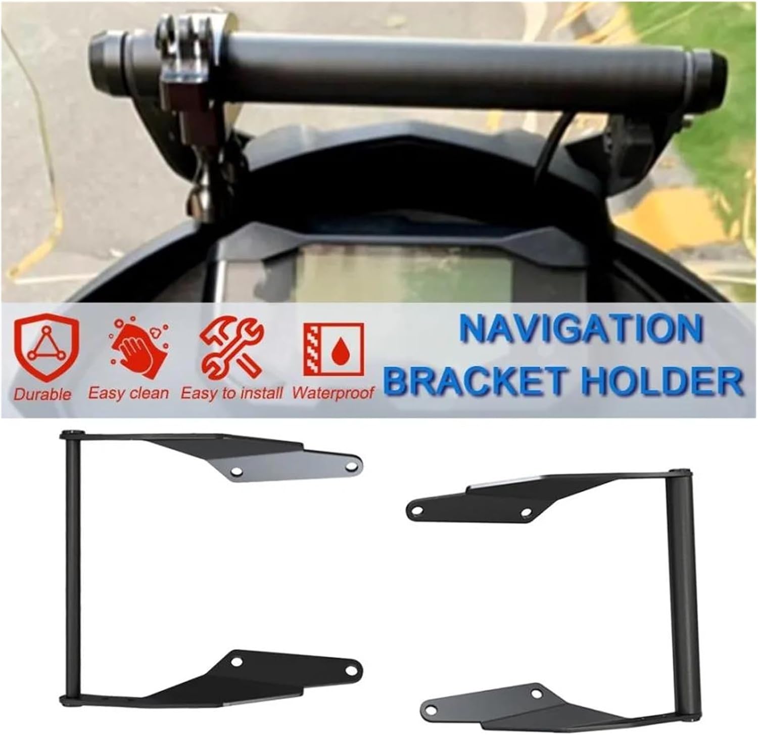 Phone GPS Navigation Bracket Holder for G310GS G310R 2017-2023 2023 2022 2021 2020 GPS Phone Navigation Bracket Front Bar Holder Mount Stand(22mm2)