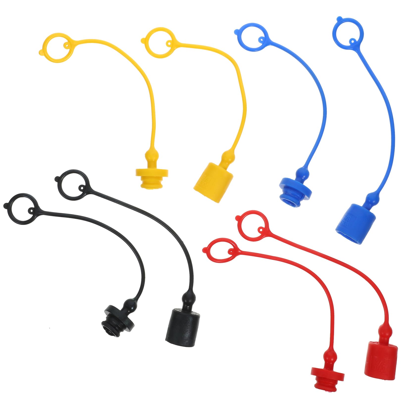 32stücke Teiliges Hydraulik Schnellkupplung Staubkappen Robuste Adapter Abdeckungen Für Schnellverbinder Vielseitige Und Praktische Lösung Für Industrielle Anwendungen