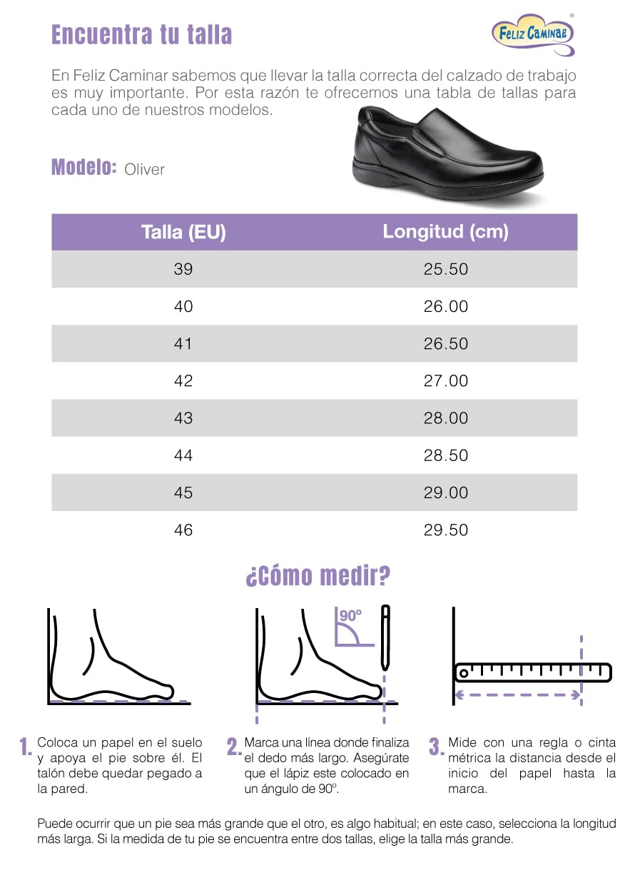 FELIZ CAMINAR - Zapato Laboral Oliver