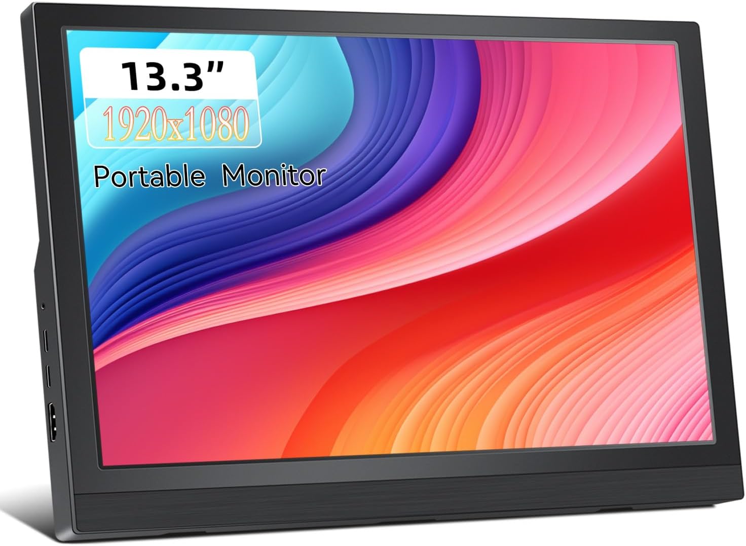 Amazon.com: Portable 13.3-Inch Full HD 1920x1080P 60Hz Monitor with ...