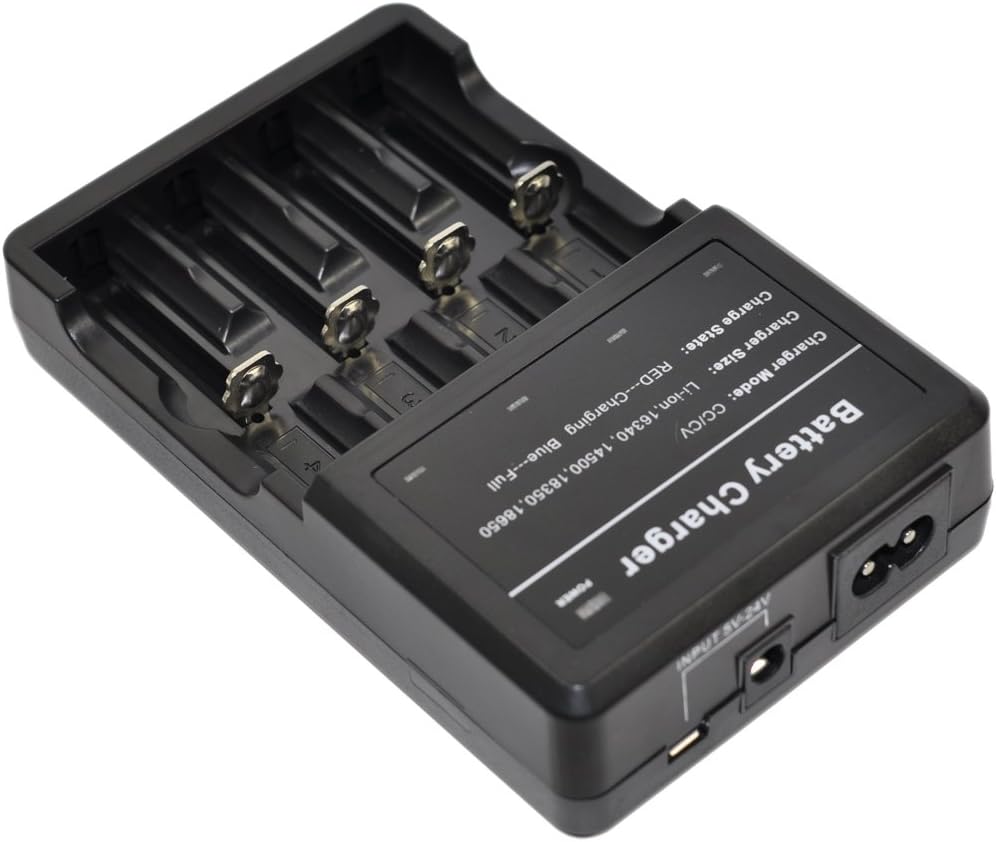 Battery Charger K120 K-120 K135 K-135 AC Dual Channel Universal for 3.7V Li-ion Rechargeable 14250 LS14250 (200ma) s1a