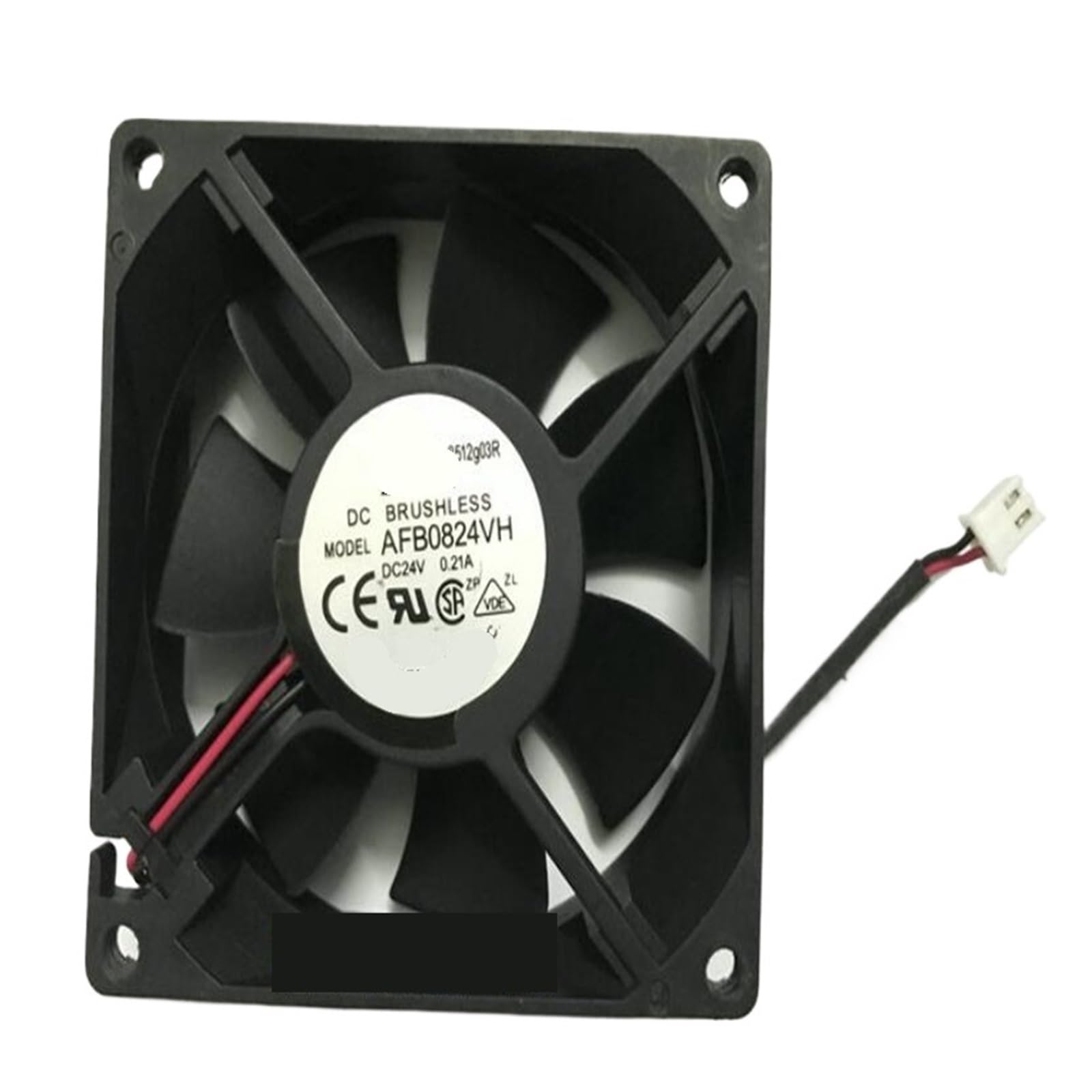 GJEXXPTST AFB0824VH 24V 0.21A 8025 8CM Two-Wire Cooling Fan