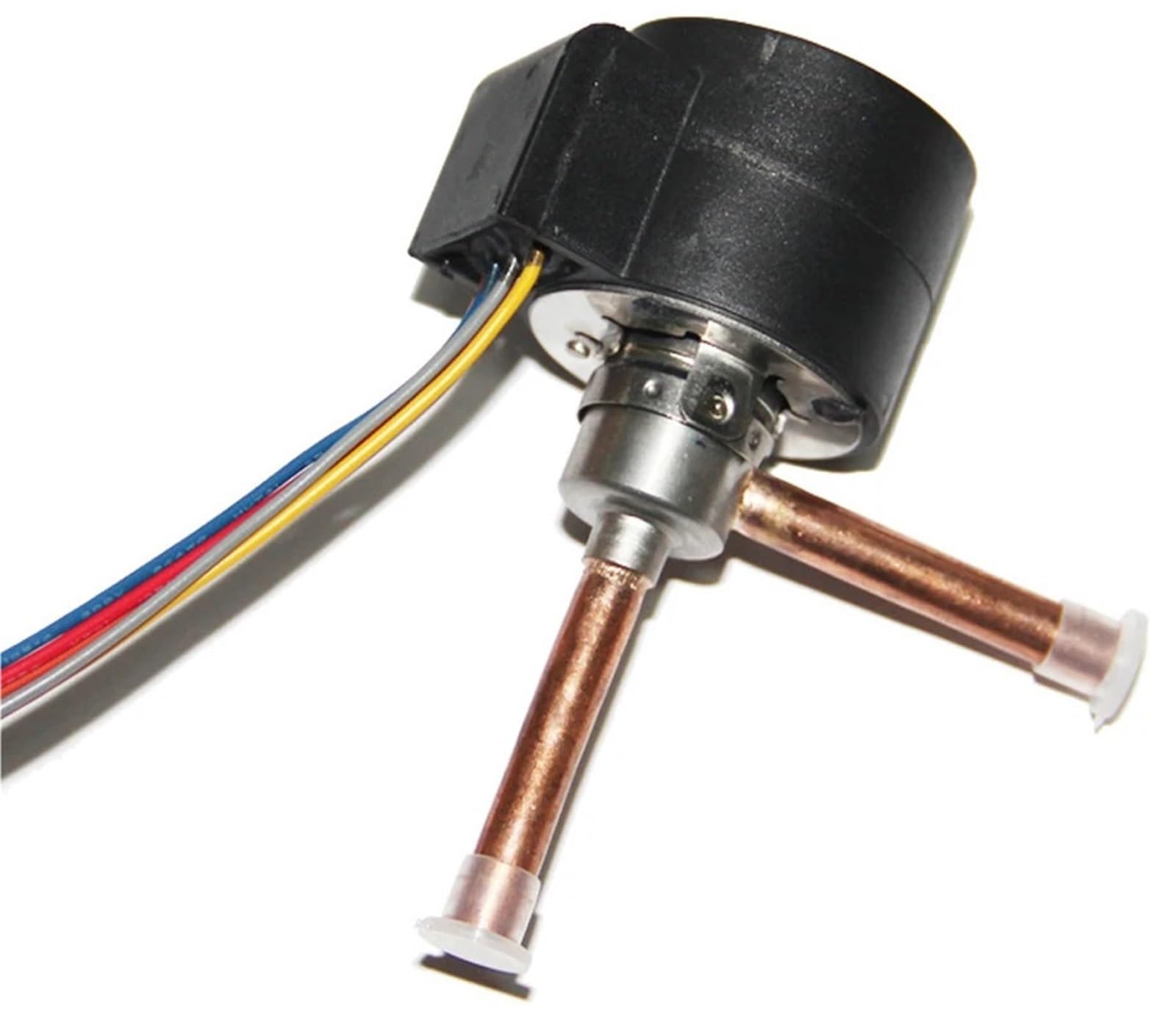 Válvula de expansión electrónica de componentes de Aire Acondicionado DC12V PN3.4Mpa DN1.3-4.5mm 5 Cables(DN2.2mm)