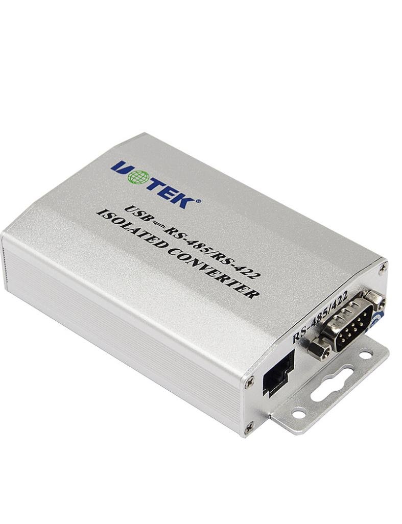 UTEK ut-820e USB a 422/485 vonverter (1 puerto USB A RS-485/422 convertidor de serie con protección ESD)
