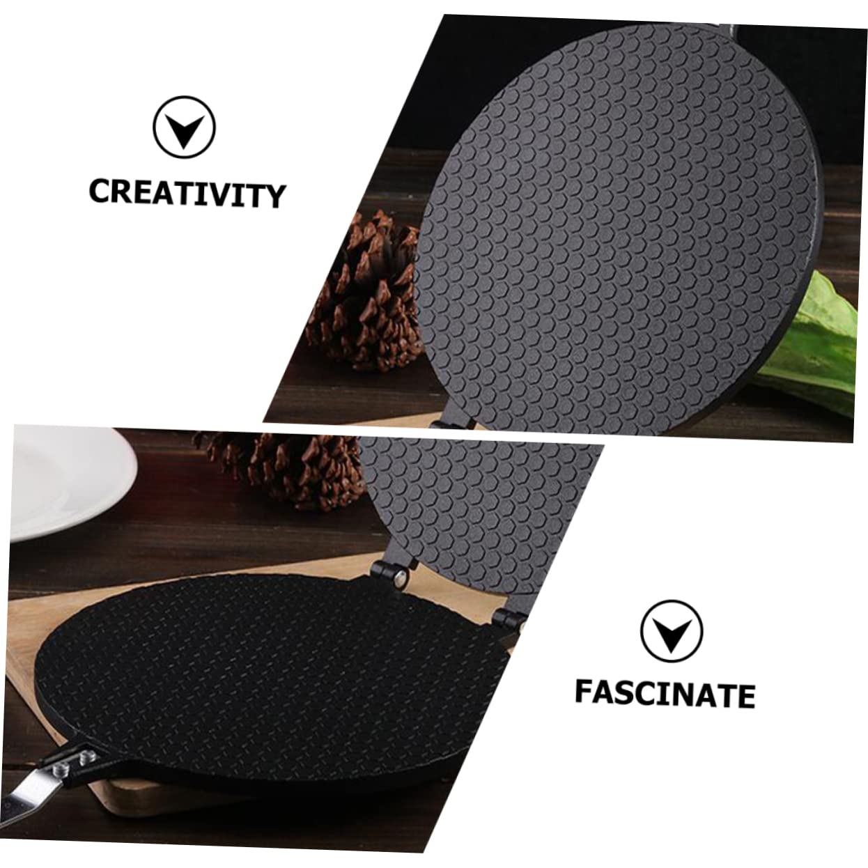 COLLBATH Mini Pancake Maker Waffle Machine Pancake Mold Egg Roll Baking Tool Non-stick Cookware for Omelets