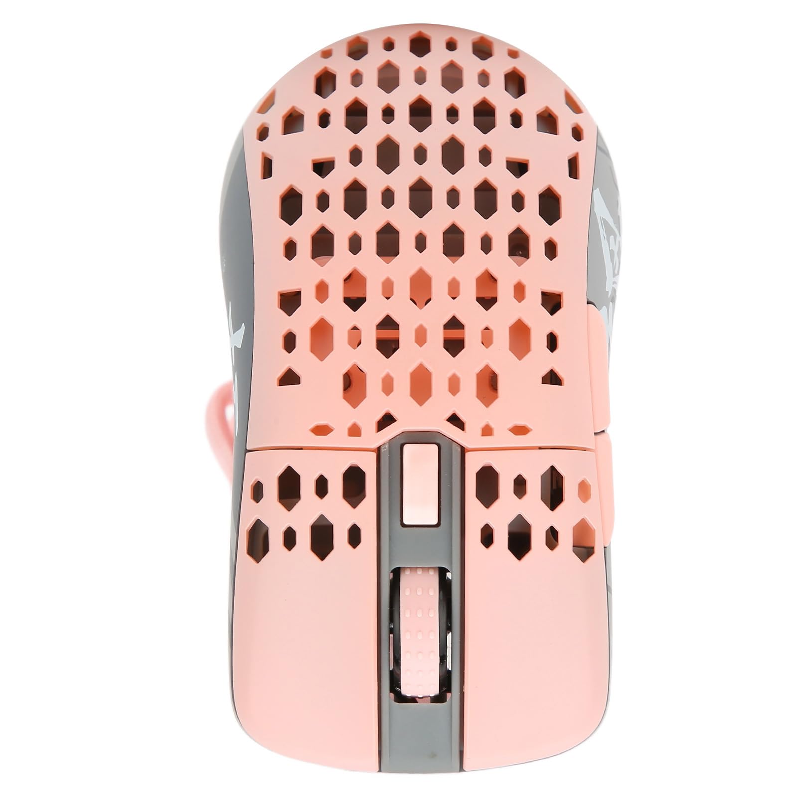 Aramox Souris Gamer, 8 DPI Réglables Coque Légère en Nid d'abeille (Pink)