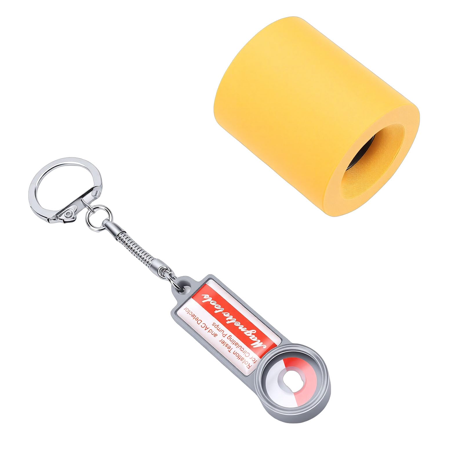 Aramox Testeur de Rotation de Pompe de Circulation de Chauffage, Indicateur Visuel en PVC pour Test de Solénoïde, Outil Compact pour Techniciens CVC et Plombiers
