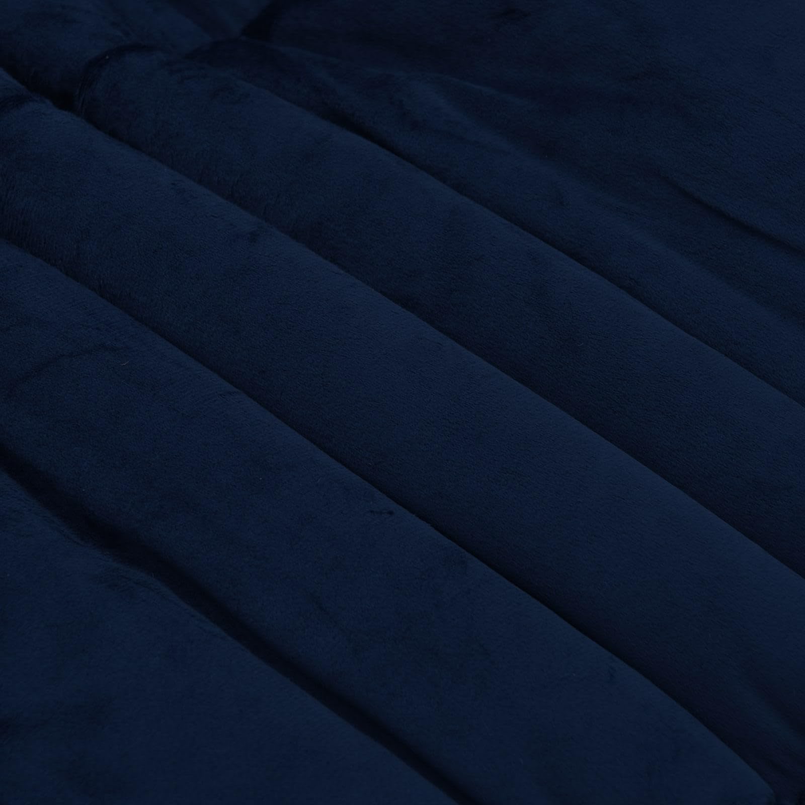 Colcha de verano acolchada azul oscuro, microfibra, 200 x 220 cm, 1 manta para dormitorio, transpirable para dormir caliente