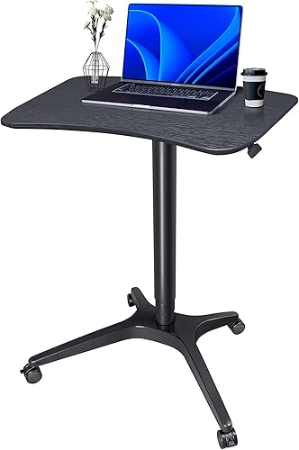 HAOOAH Escritorio de pie móvil de 47 pulgadas 26 pulgadas de ancho x 193 pulgadas de profundidad escritorio neumático con elevador de resorte de gas disponible en Yaxa Colombia