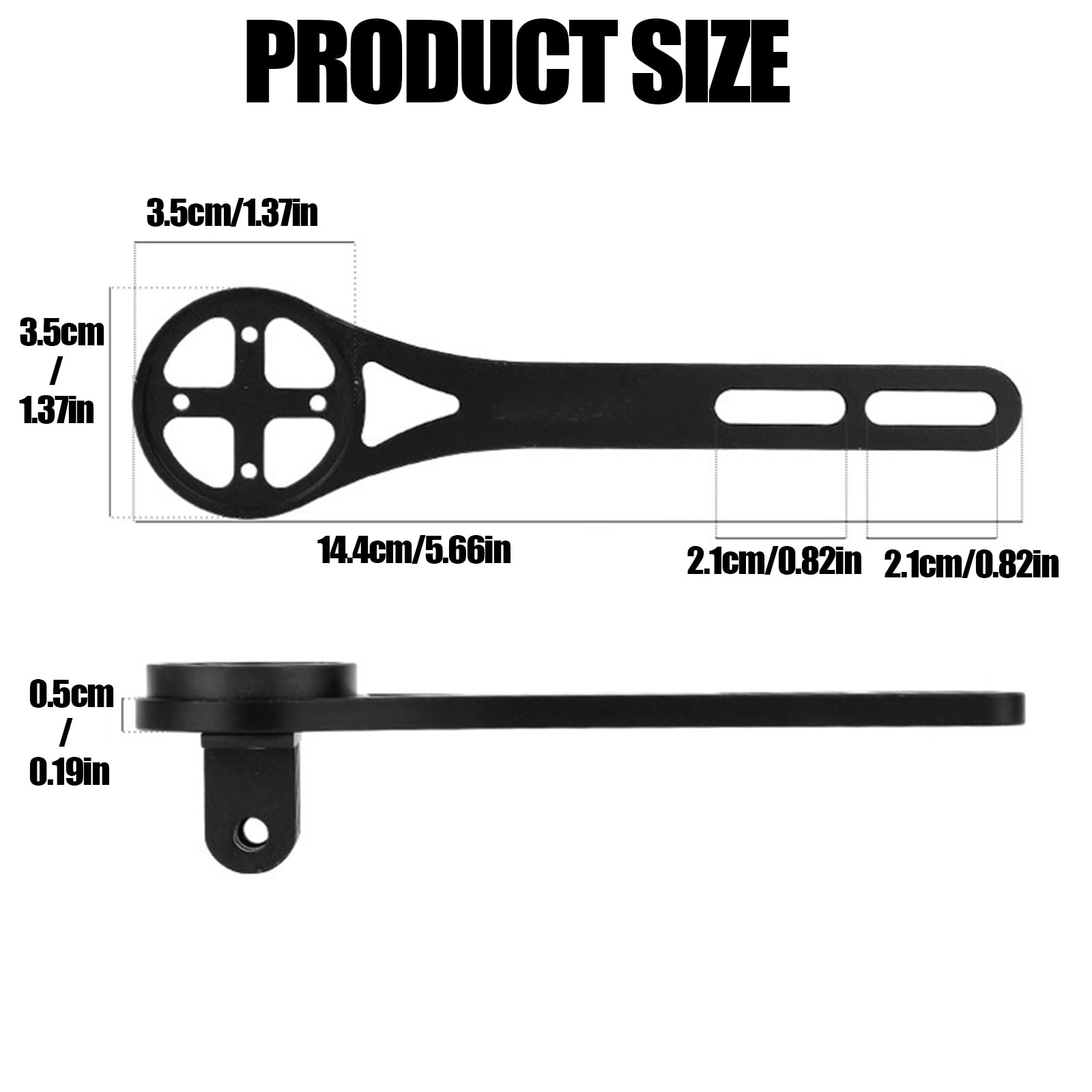 Supporto Computer Bici In Alluminio - Per Garmin, Wahoo, Bryton, Action Cam, Luce, Montaggio Senza Strumenti - Foto 14