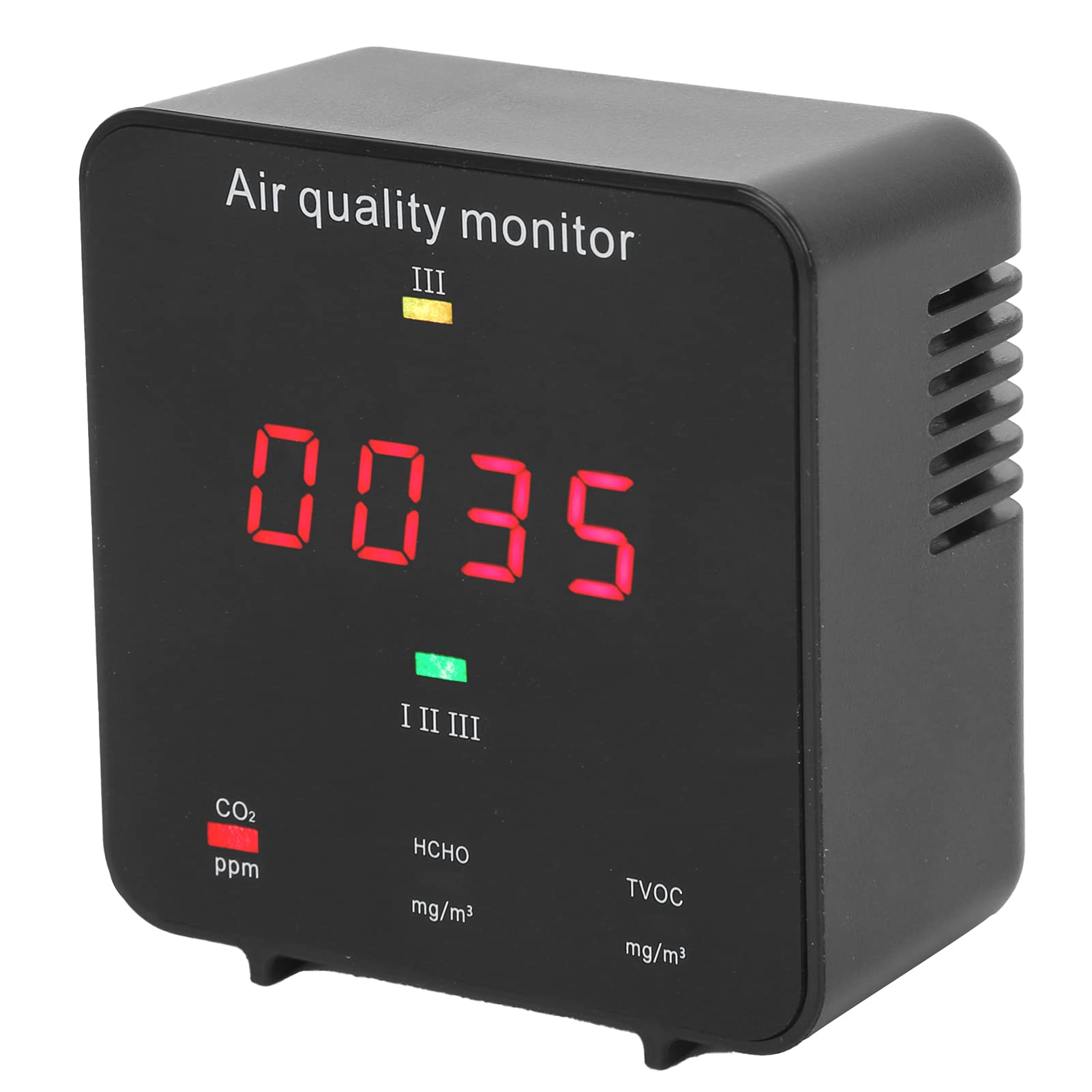 Monitor della qualità 'aria Rilevatore di Formaldeide e Anidride Carbonica Home Office Digitale Vita Sana