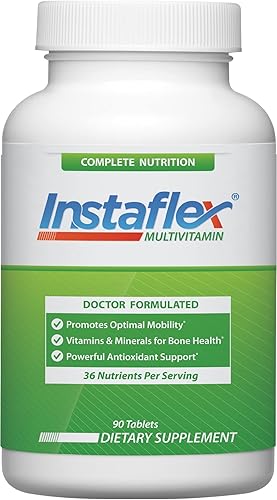 Instaflex Multivitamínico - Suplemento de apoyo articular, apoya la movilidad y la salud ósea, 90 tabletas