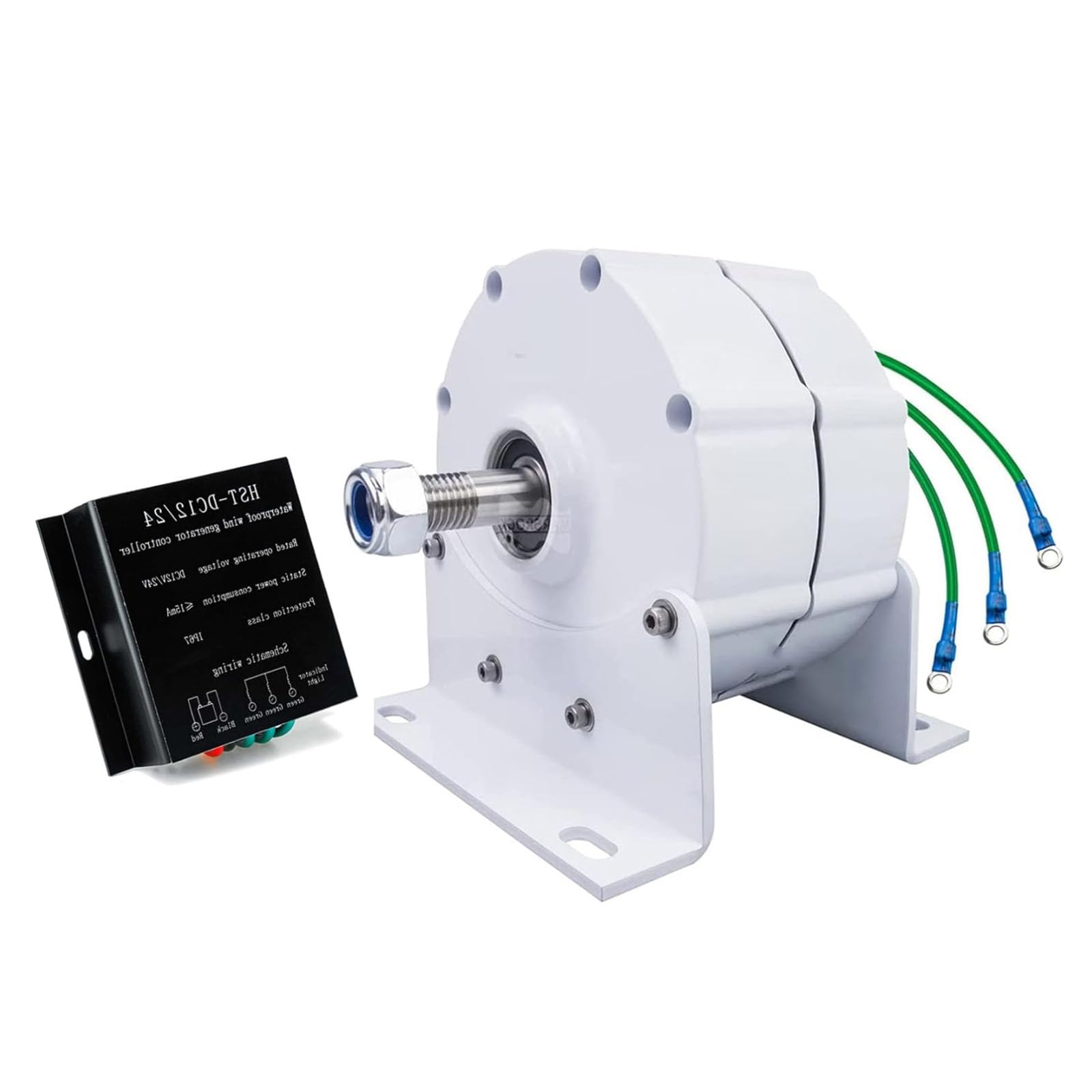 Générateur à aimant permanent 48V 10000W à faible RPM avec socle stable