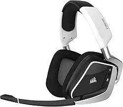 Headset Gamer Premium Corsair Void RGB Elite Wireless com 7.1 Surround - Preto e Branco CA-9011202-NA, 1,5