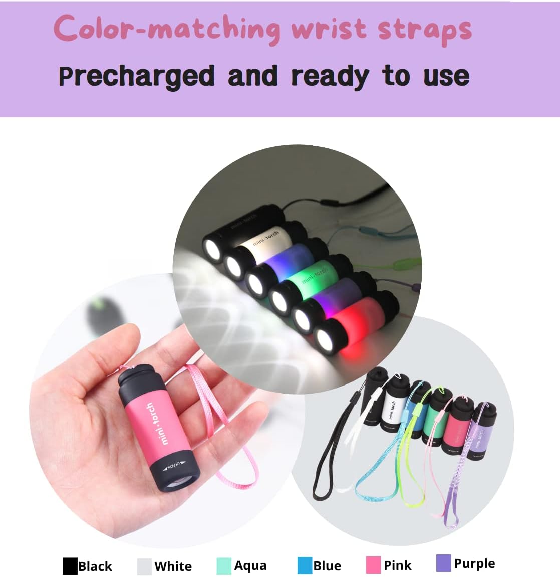 dervea 12-Pack Small Flashlights Party Favors for Kids, Mini Flashlight Classroom Prize, Birthday Goodie Bag Stuffer, Christmas Party Fillers, Nurse Graduation Camping Gifts Bulk : Toys & Games