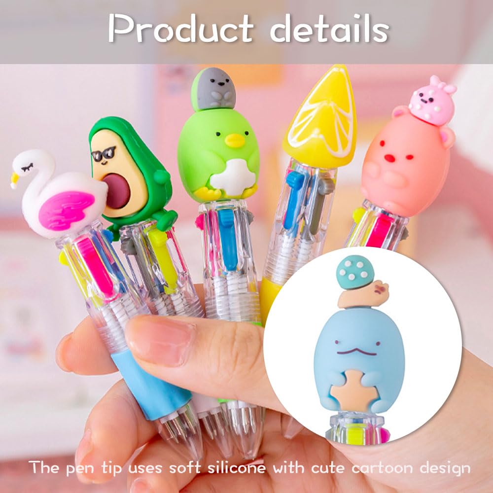 Bolígrafos Kawaii De Colores Sanrioed Para Niños, Rotuladores De 8 Colores, Con Diseño De