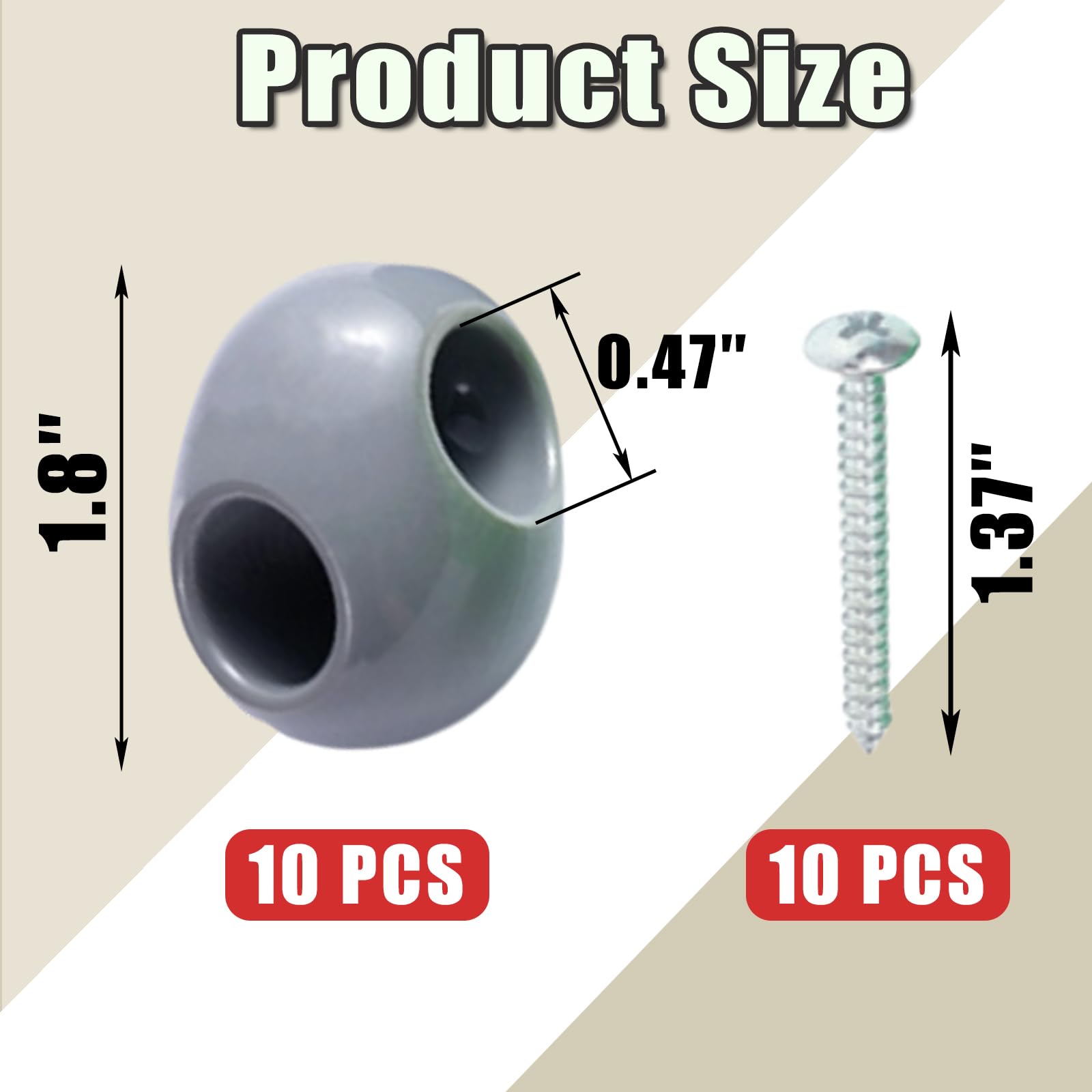 10 Pcs Net 12mm Plastic Connector Net Buckle Rope Ladder Climbing Net Cross-Type Connectors Nynon Rope Net Accessories Suitable for Kids Outdoor Swing Jungle Gym Bird Climbing Rope Ladder (Gray)