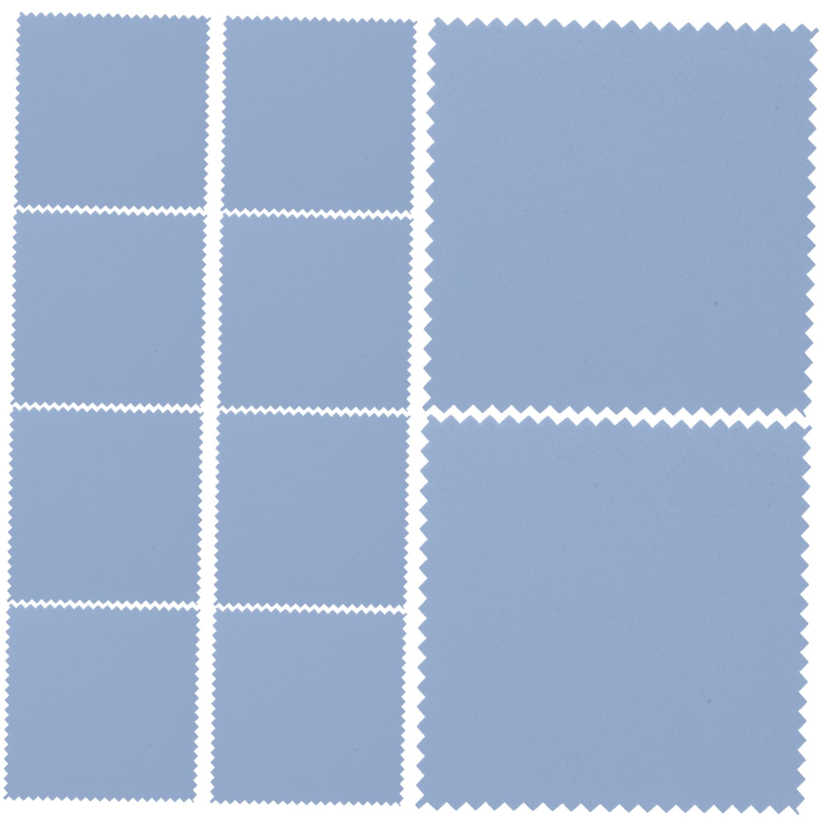 Unomor Automotive Detailing Kit 10 Pack of Soft Wax Applicator Towels Polishing Cloths