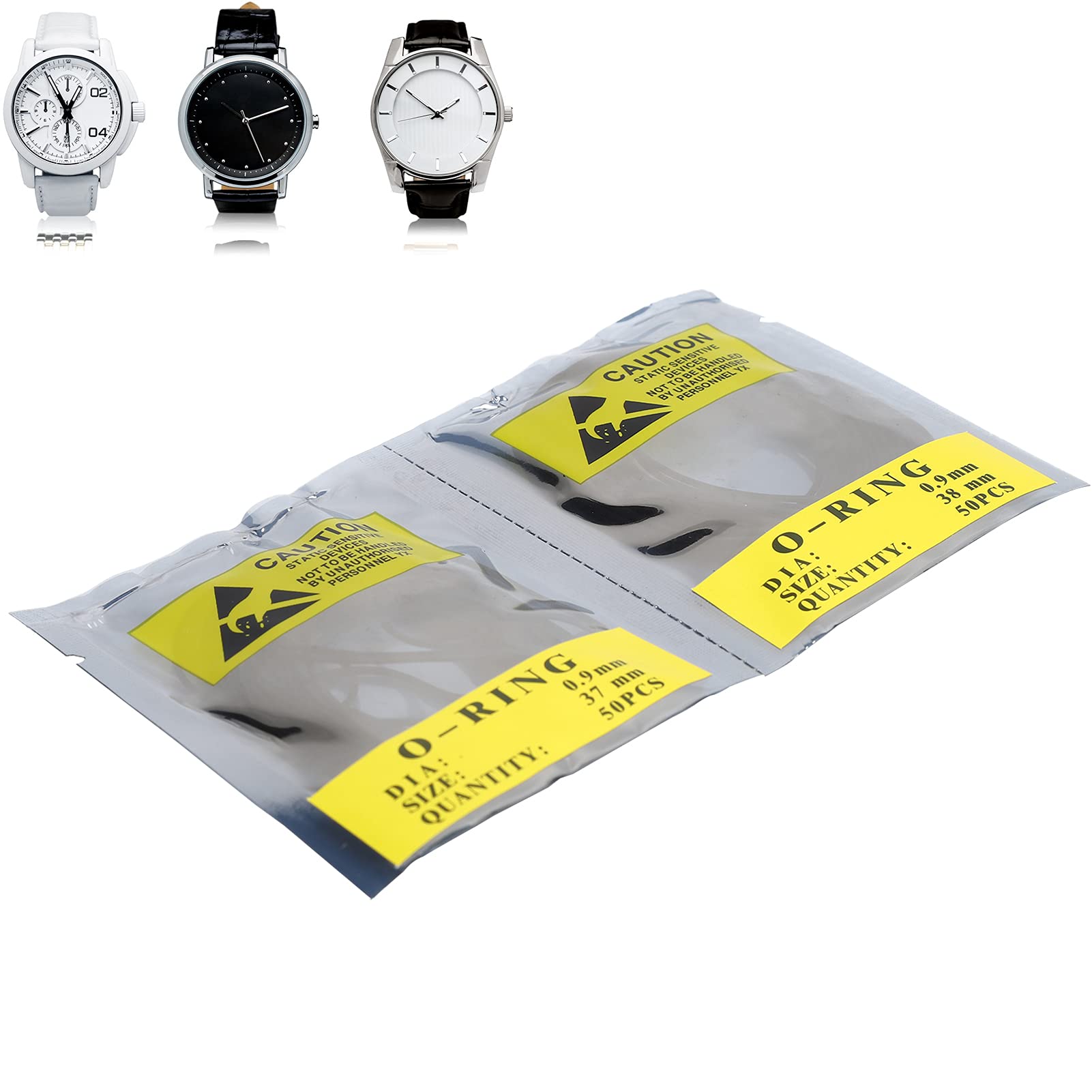 Set di guarnizioni in gomma O-Ring per orologio professionale O-Ring Watch Back Seal Guarnizione posteriore Set di accessori di ricambio