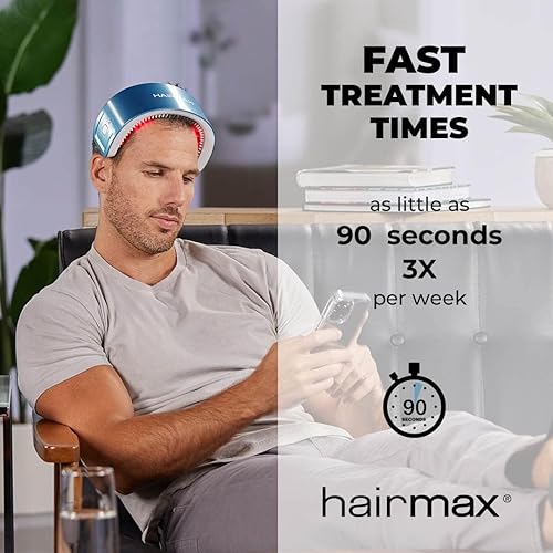 Miniatura 12 de Hairmax LaserBand 82 - Tratamiento para el crecimiento y el crecimiento del cabello - Restaura el ciclo natural del cabello - Dispositivo médico de