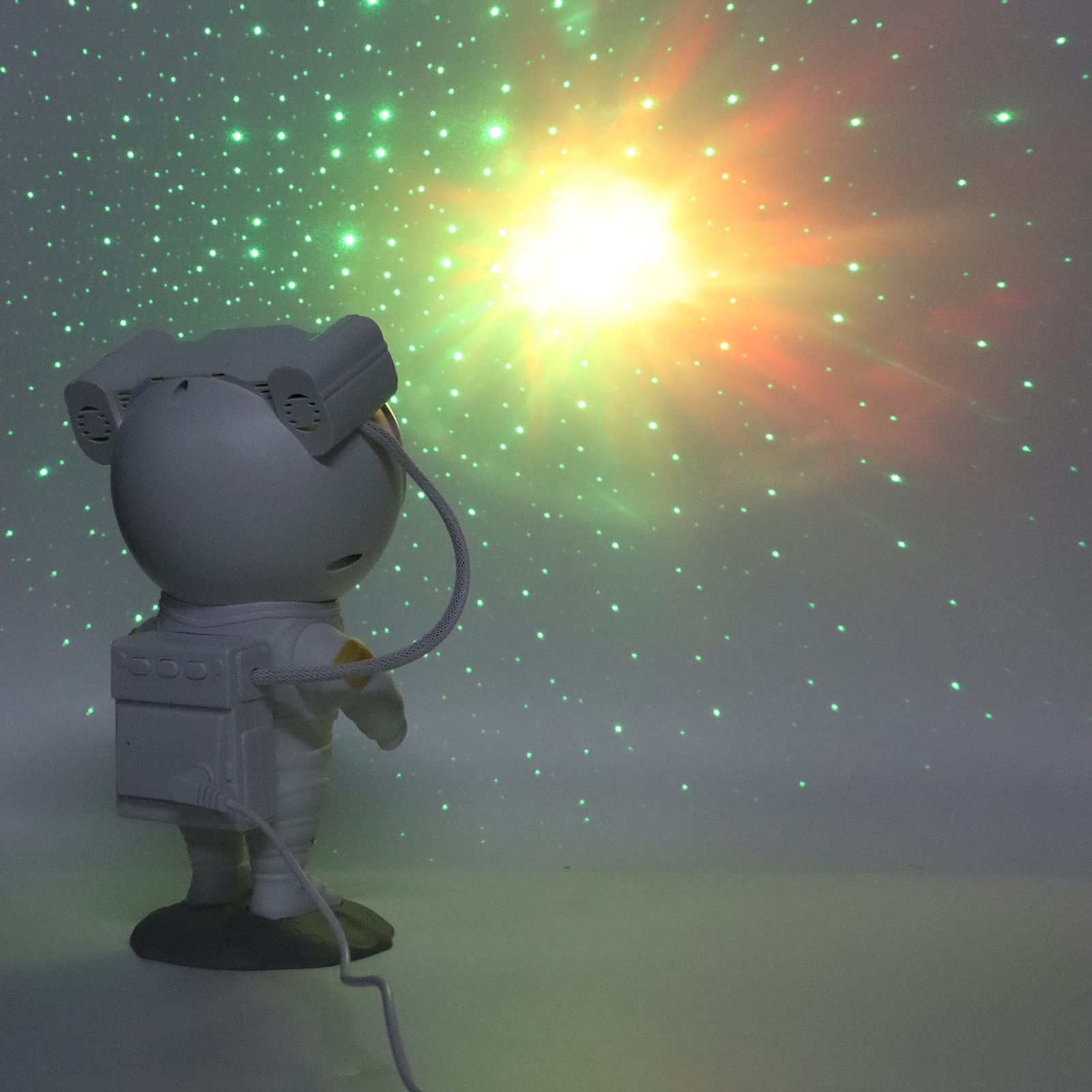 Star Projector Night Lights, Astronaut Star Projector Light Kids Room Decor Proyector de Luz con Control Remoto, 8 Efectos de Proyección, Ajuste de 360°, Regalos para Niños Y