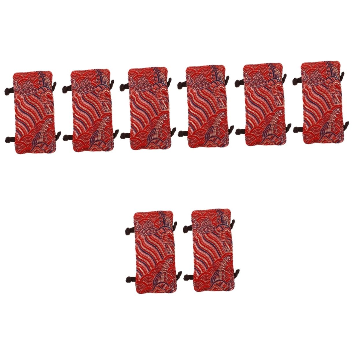 BESTonZON 8 Piezas Guantes con Mango De Tetera Protector De Mango De Sartén Soporte De Nevera Soporte De La Tapa del Mango De La Sartén Manejar Mitones Estuche Protector Paño Anti-escaldado
