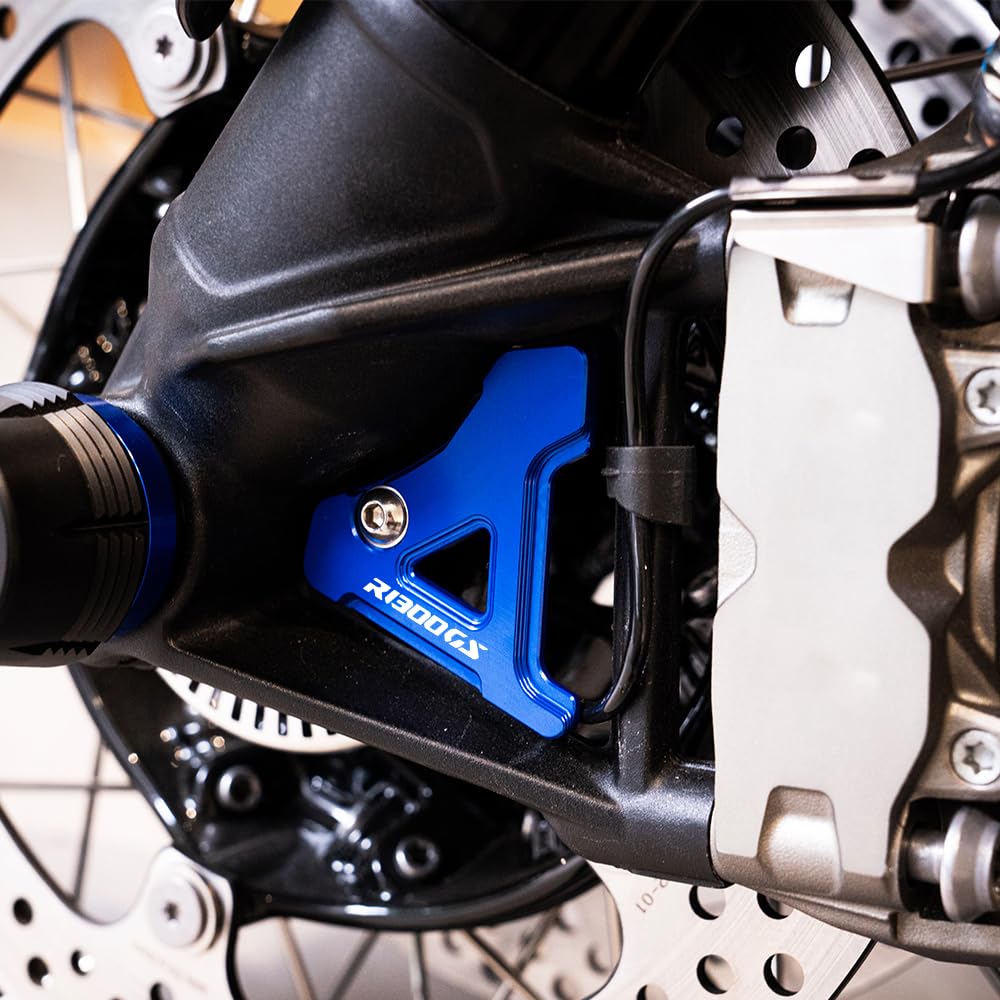 Convient pour R1300GS R 1300GS Adventure 2024 2025 R 1300 GS ADV Accessoires de moto Roue avant ABS Capteur de protection (bleu)