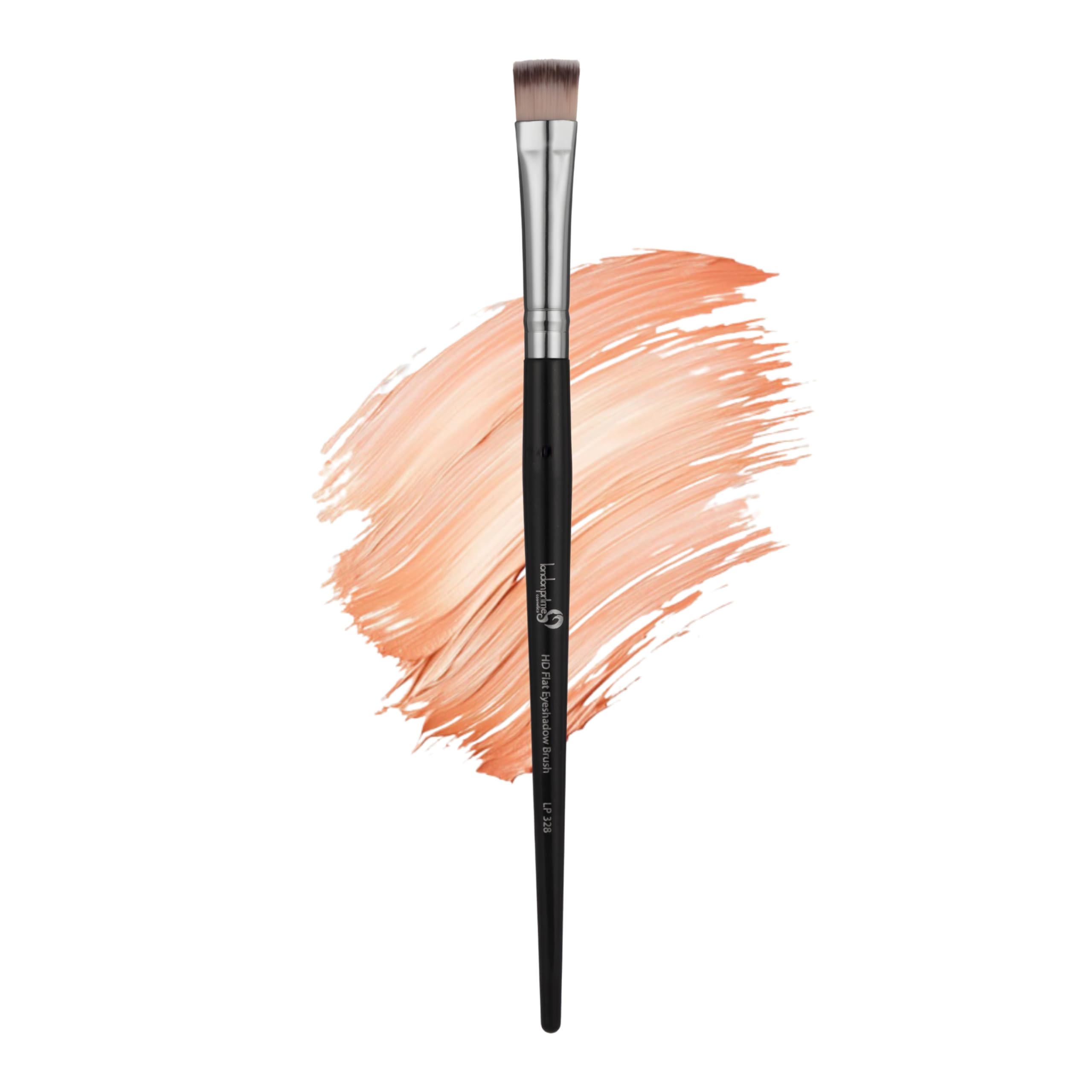 London Prime Professional HD Flat Eyeshadow Brush, Synthetic Bristles, Multi-Purpose Eye Makeup Applicator, Feather Soft (LP328)