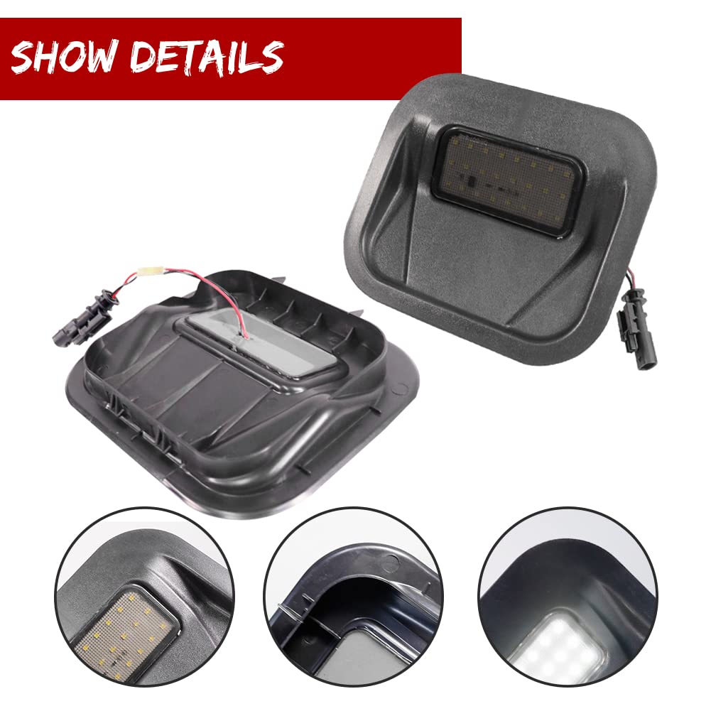 KENRTIR LED Tailgate Step Light Kit For 2019-2022 GMC Sierra & Silverado With Multi-Pro Tailgate