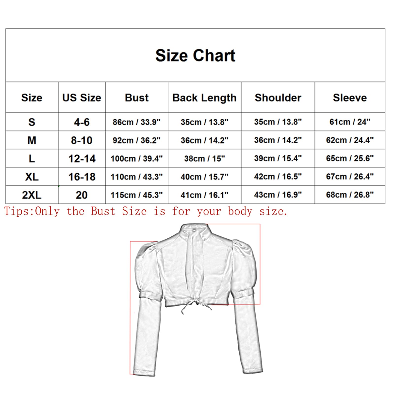 Chaqueta Regency Spencer para Mujeres, Blusa de Cintura Alta Tops de Vestido de Baile Victoriano Costume