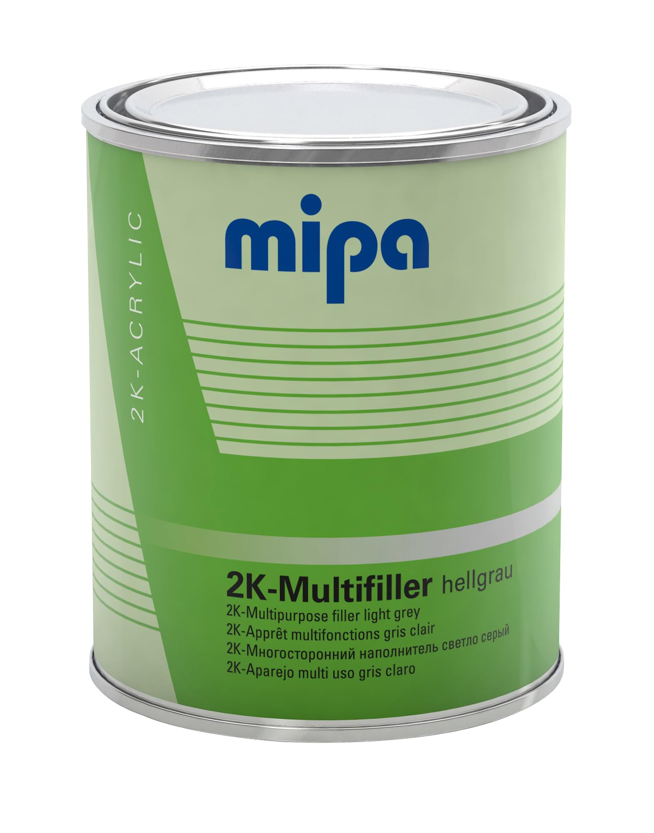 MIPA 2K-Füller Nass-in-Nass-Füller 2K Multifiller dunkelgrau, 1 Liter