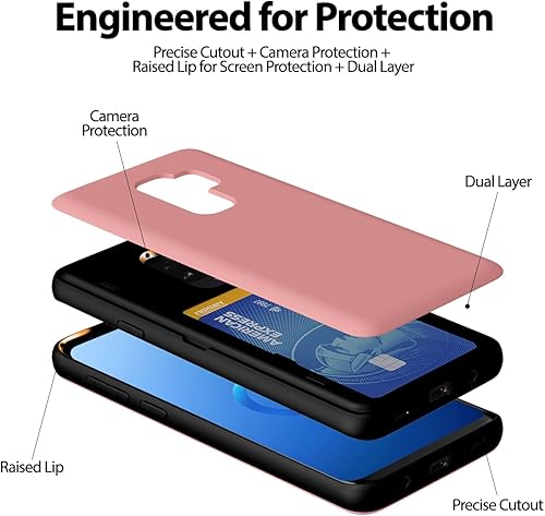 Miniatura 358 de GOOSPERY Parachoques magnético para puerta compatible con Galaxy S23, tarjetero tipo cartera, cierre automático, protección de doble capa resistente