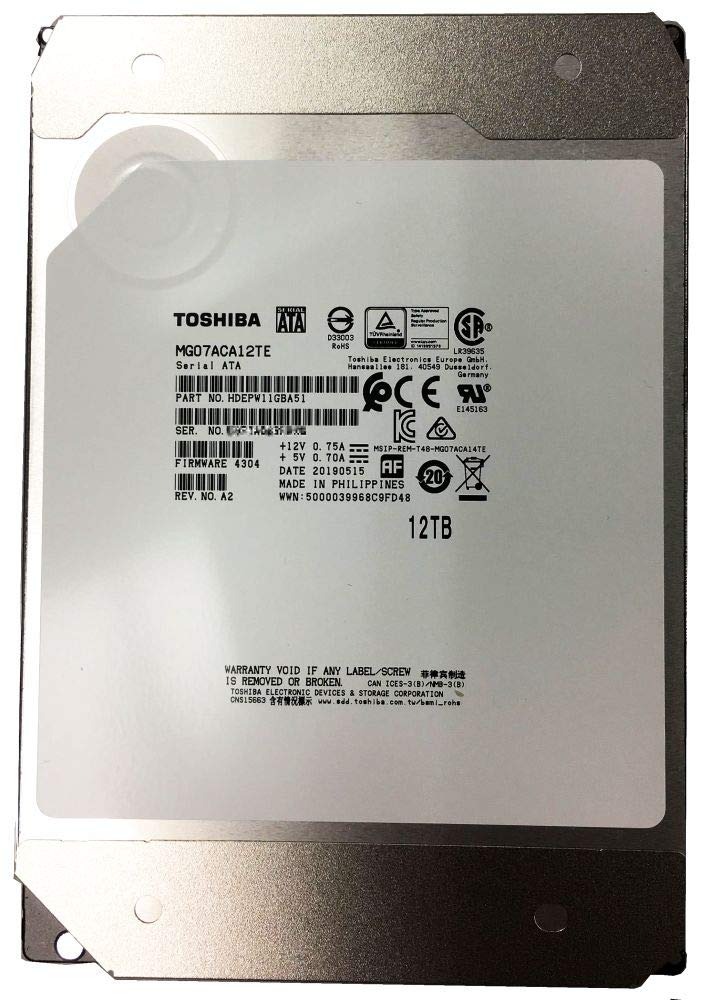 TOSHIBA 東芝 内蔵HDD 12TB Enterprise Amazon.com: TOSHIBA Internal Hard Disk Server for NAS 3.5