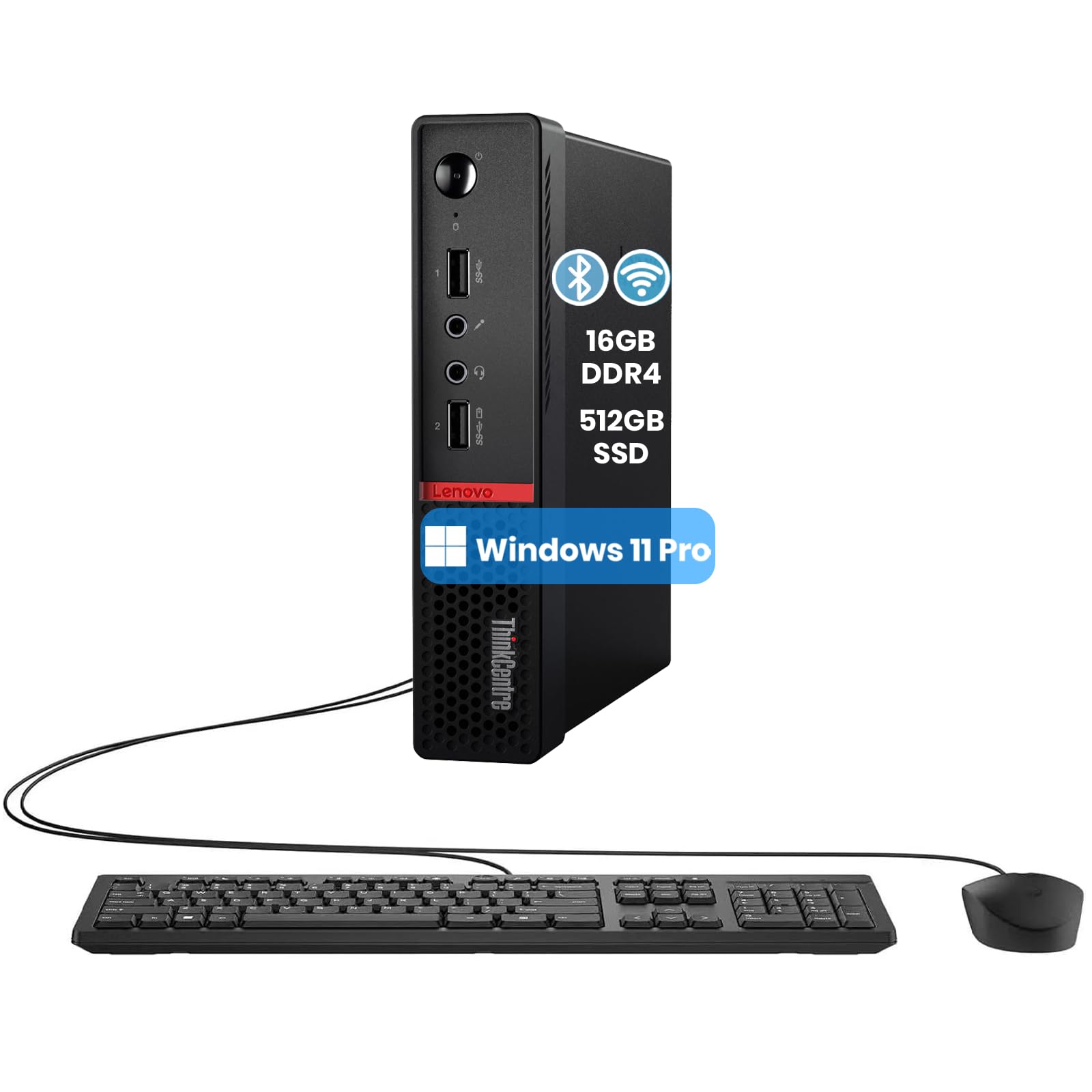 Amazon.com: Lenovo ThinkCentre M715Q Tiny PC Desktop Computer, AMD