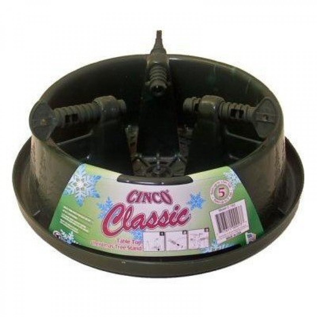 Christmas @ Thumpers Green Christmas Tree Stands & Bases By Cinco To Fit Any Size Cut Tree (Cinco Classic 5)