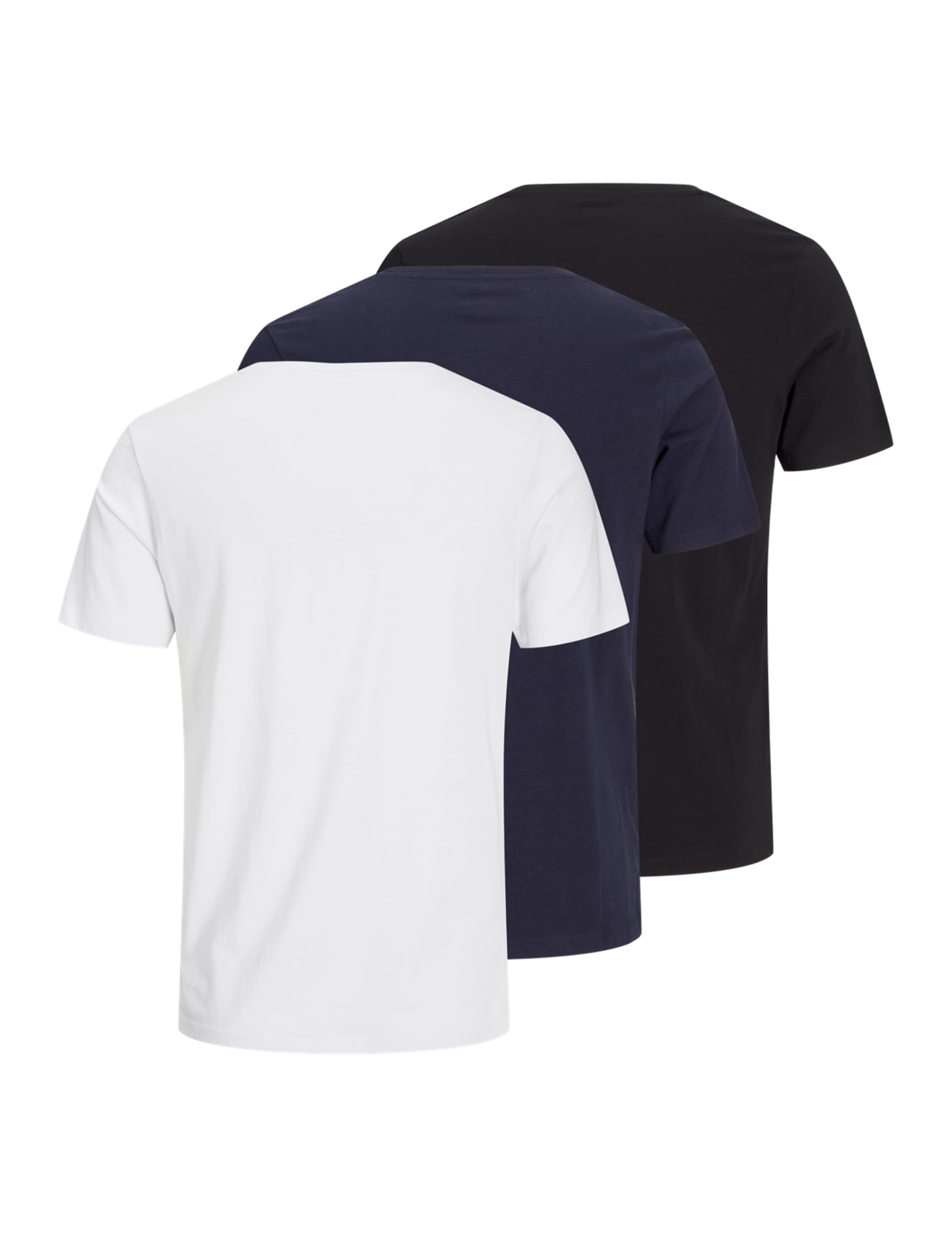 JACK & JONES Koszulka Mężczyźni Jjeorganic Basic Tee Ss O-neck 3pk Mp (3 w zestawie)