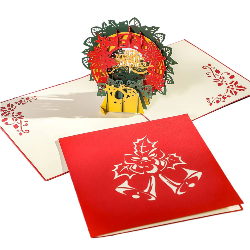 Carte d'invitation de Noël pop-up 3D le cadeau idéal pour surprendre vos proches avec émotion