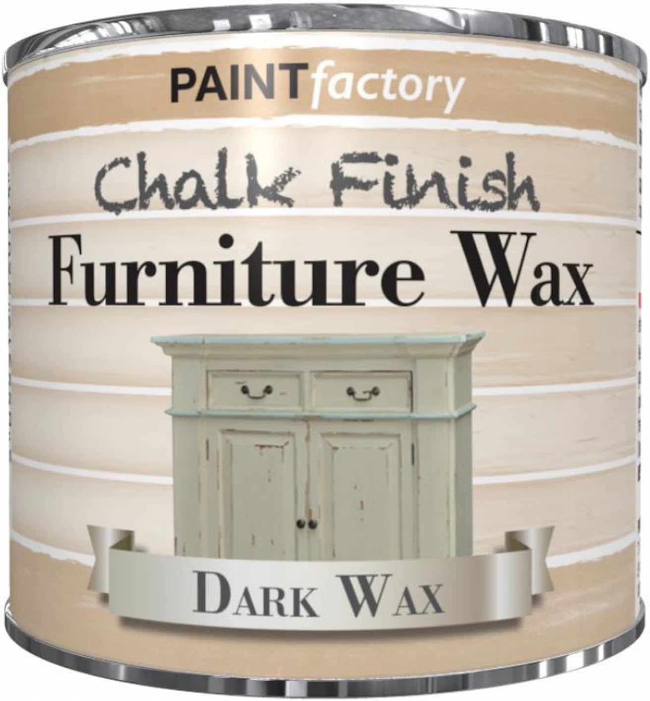 Chalk Paint Tin 200ml Wax Dark 2074