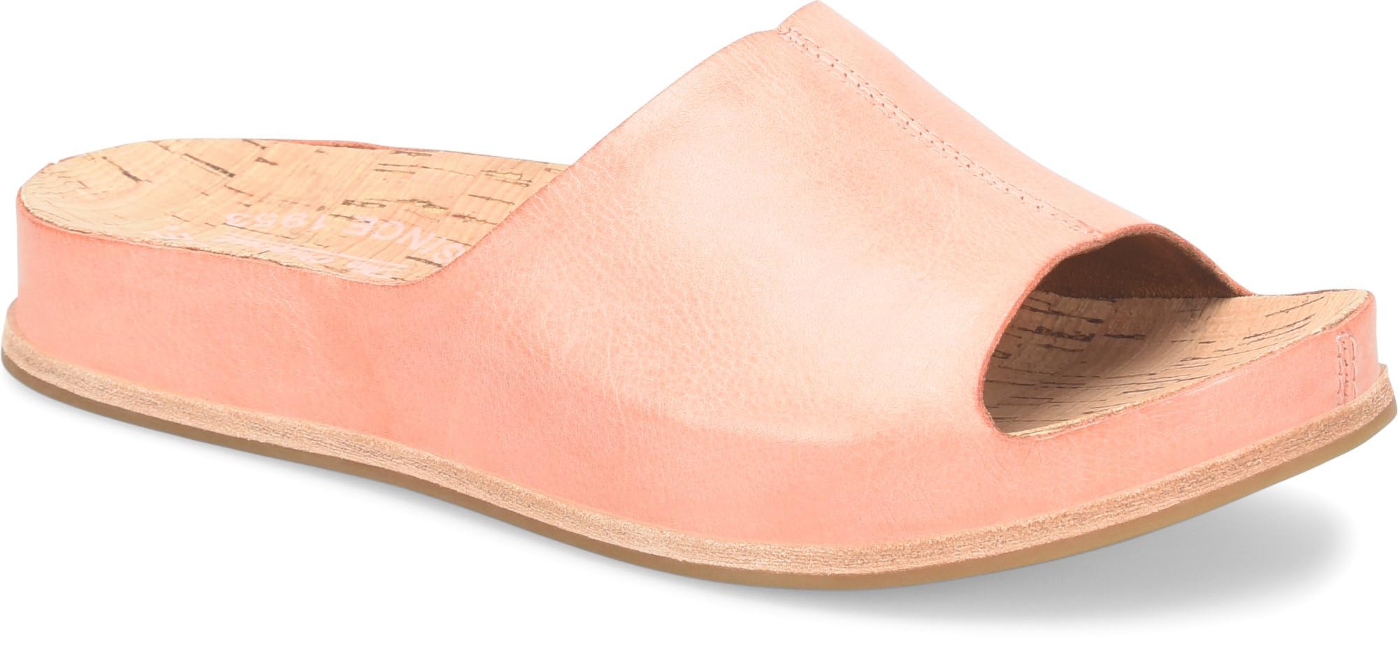 Women's Leather Slide Sandal