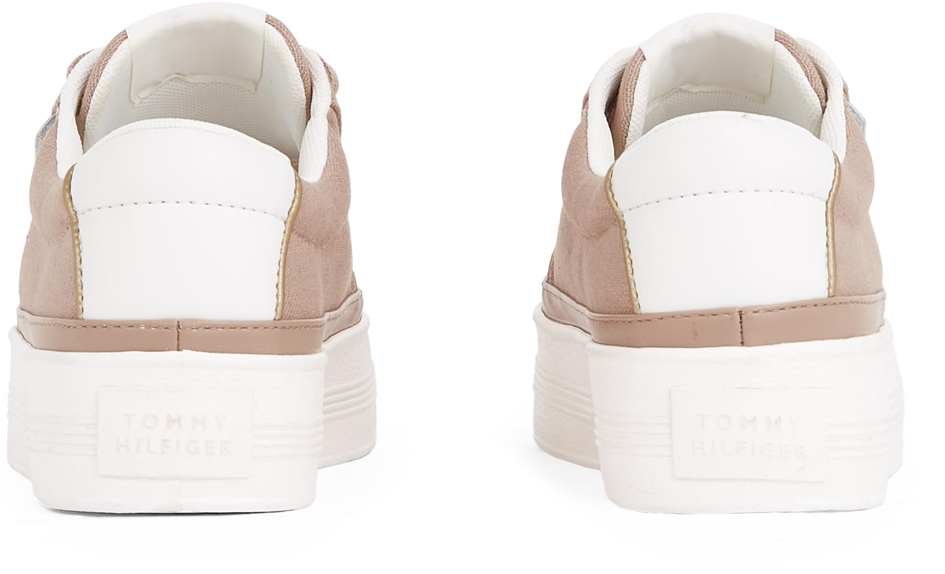 Tommy Hilfiger Sneaker con Suela Vulcanizada Mujer Essential Textile Plateau