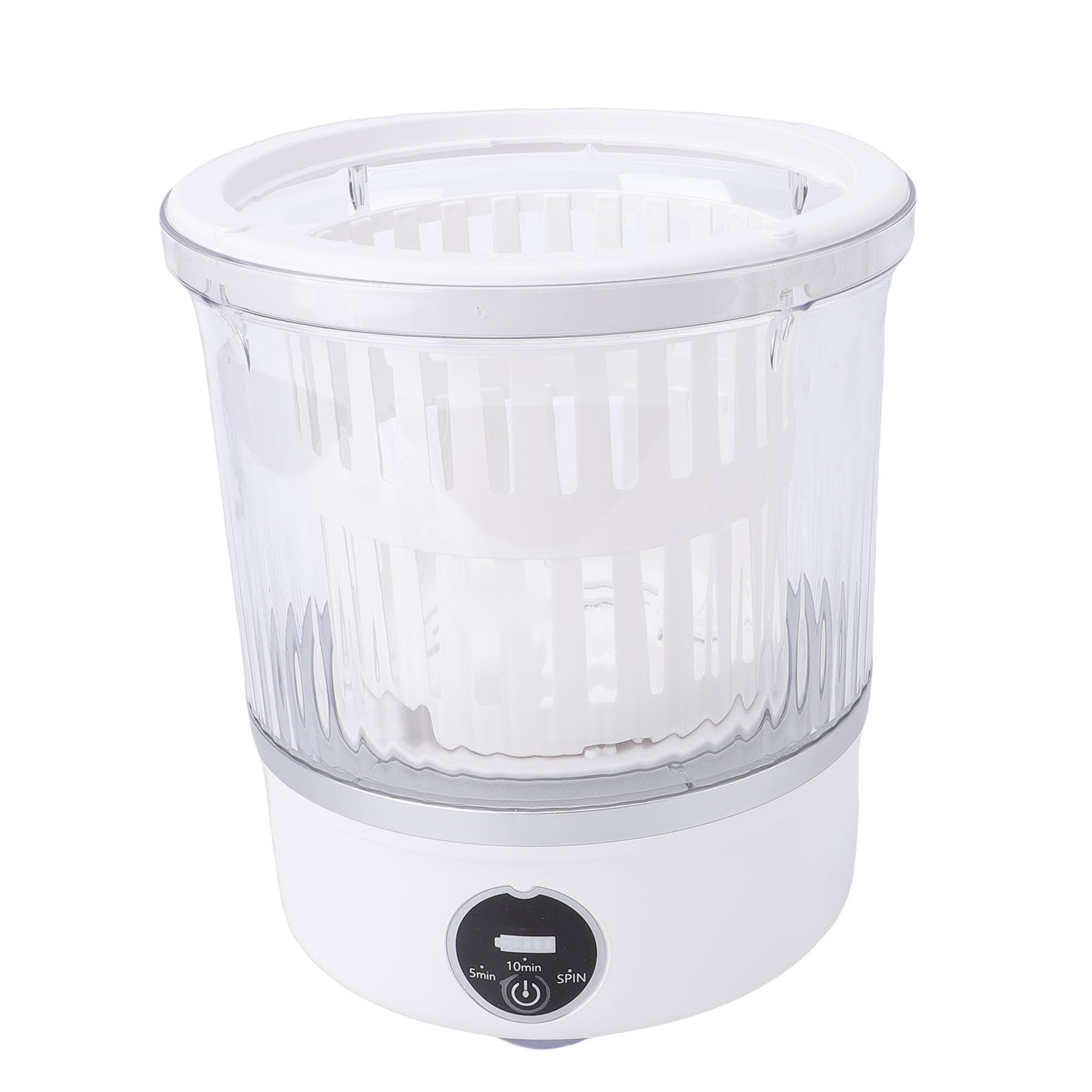 Lavadora portátil Lavadora de ropa interior recargable inalámbrica de 3 litros con pantalla táctil LED Batería potente Tecnología de lavado pulsante 3D para viajes Camping