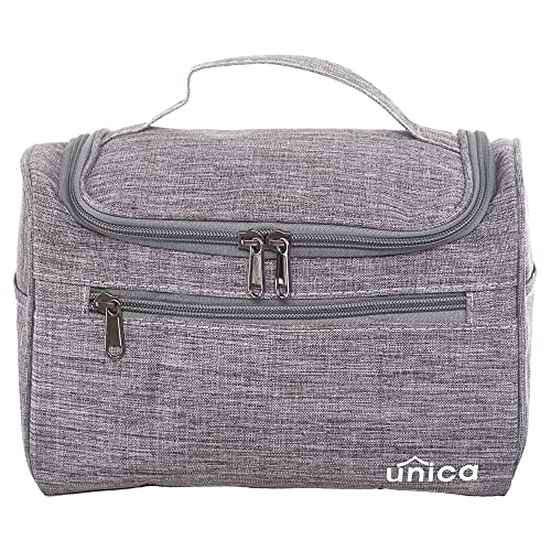 Necessaire Cabide Unica - Organizador Viagem Academia Zíper - Cinza (cinza)