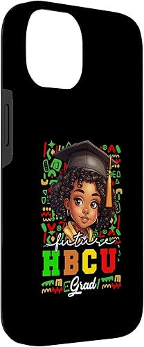 Miniatura 6 de iPhone 14 Plus Future HBCU Grad Black Girl Kids Graduación HBCU College Case