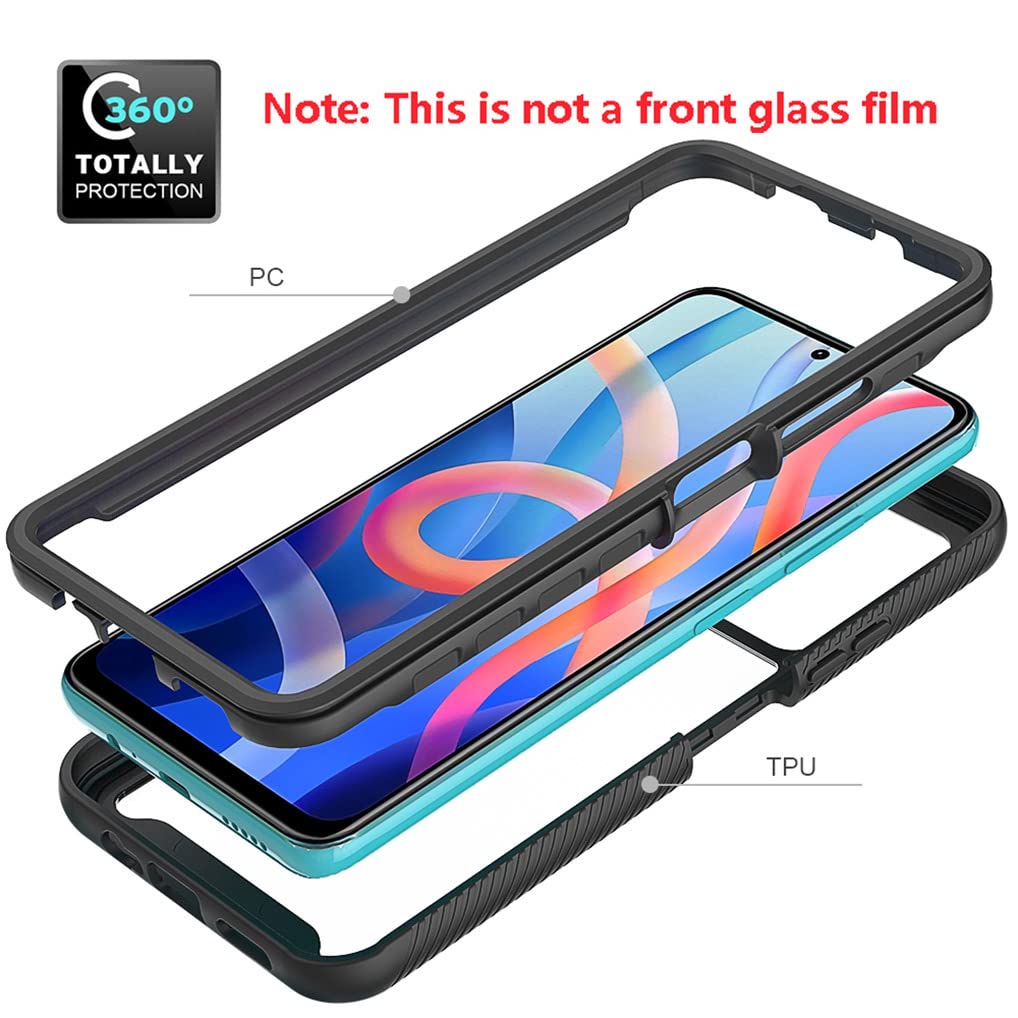 SEAHAI Cover Per Xiaomi Redmi Note 11S 5G / Poco M4 Pro 5G – Custodia Sottile Effetto Sfumato Viola - 4