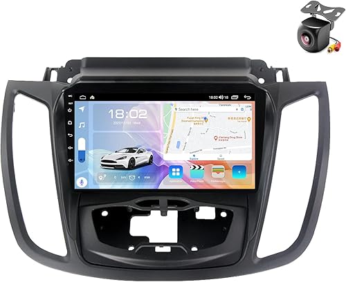 Sistema Android 12 para Ford Kuga 2 Escape 3 2012 2013 2014-2019 Estéreo de coche con FM SWC CarPlay Android Auto navegación GPS pantalla táctil