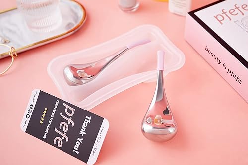 Miniatura 8 de Cryo Sticks - Globos de hielo para el cuidado de la piel facial para mujeres, ojos faciales, herramientas de belleza facial de acero inoxidable para