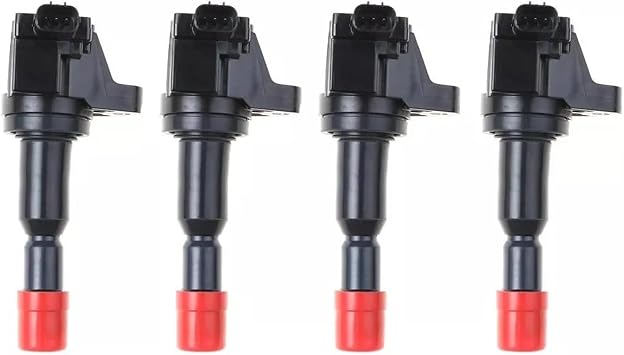 Ignition Coil 4X Ignition Coil for Jazz Ii Gd 2002-2008 1.5L L15A 30520-Pwc-003 Cm11-113 Cm11-110 Engines Ignition Coil Pack
